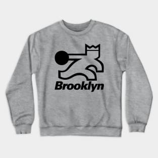 Retro Brooklyn Bowling Logo Crewneck Sweatshirt